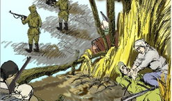 抗战漫画图片,铭记历史，弘扬民族精神